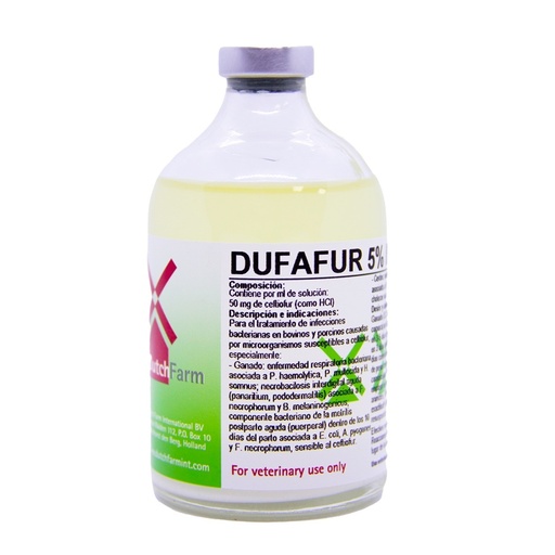 CEFTIOFUR DUFAFUR 5 % x 100 ML