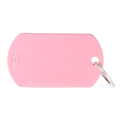 MY FAMILY TAG MILITARY ALUMINUM PINK