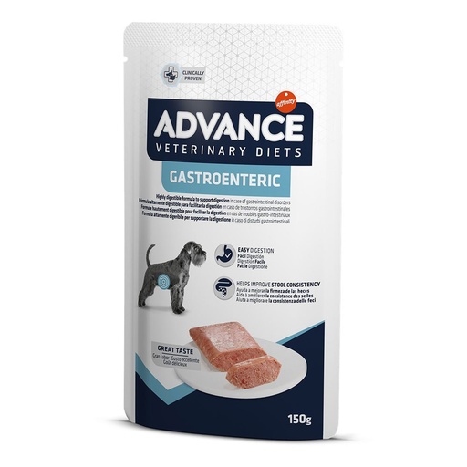 [259680] ADVANCE VETERINARY DIET DOG GASTROENTERIC POUCH x 150 GRS