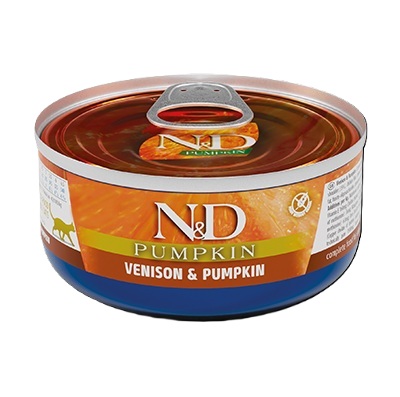 [2123] ALIMENTO HUMEDO PARA GATO EN LATA N&D VENISON & PUMPKIN 70GR