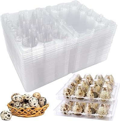 CARTON PLASTICO PARA 12 HUEVOS DE CODORNIZ 