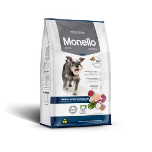 CONCENTRADO PARA PERRO MONELLO PREMIUM SENIOR POLLO ARROZ Y REMOLACHA