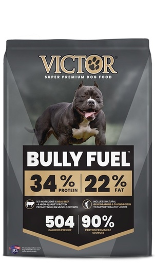 CONCENTRADO PARA PERRO VICTOR BULLY FUEL 40 LBS