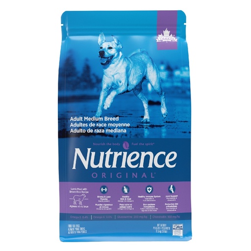 [D6049] CONCENTRADO PARA PERRO NUTRIENCE ORIGINAL ADULT MEDIUM BREED LAMB 11.5 KG 