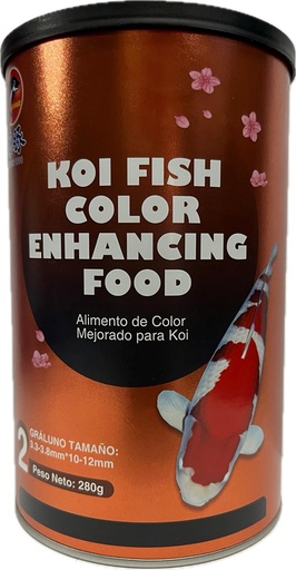 [KCE280] ALIMENTO PARA PECES KOI PORPOISE COLOR ENHACING FOOD 280 GRS