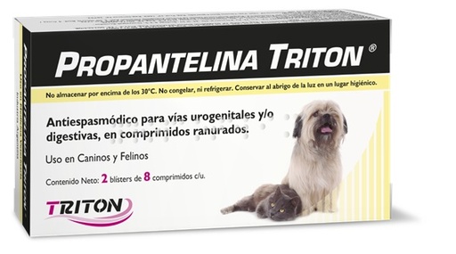 TRITON PROPANTELINA x 16 TABS