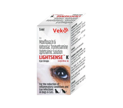 MOXIFLOXACINO + KETOROLOCO OFTALMICO LIGHTSENSE x 5 ML