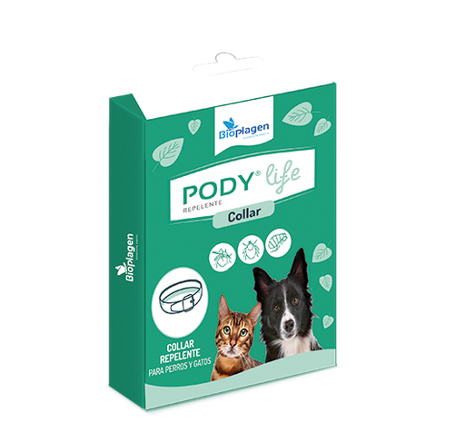 COLLAR REPELENTE PODY LIFE EXTRACTO DE NEEM + LAVANDIN