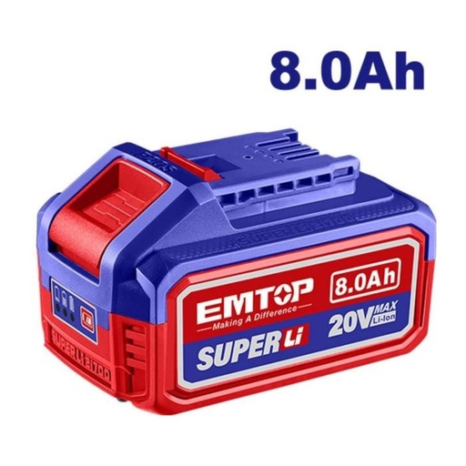 [EBPK2108] BATERIA EMTOP 20 VOLTIOS 8 AH EMTOP
