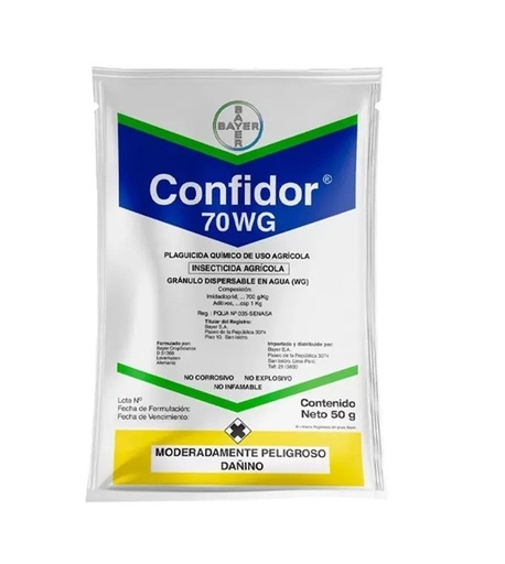 INSECTICIDA CONFIDOR 70 WG