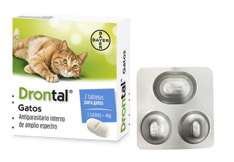 DESPARASITANTE PARA GATO DRONTAL x 1 TABLETA