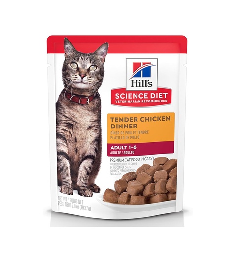 [CPF1] ALIMENTO HUMEDO PARA GATO SCIENCE DIET ADULTO CHIKEN POUCHE