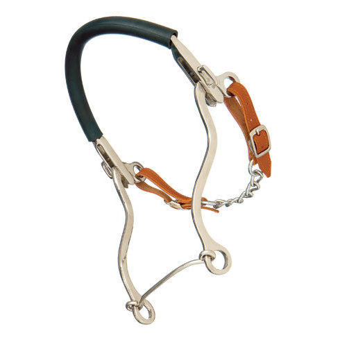 [00808] BOCADO SEFTON FALSO FRENO HACKAMORE LARGO INOXIDABLE