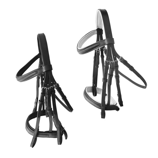 CABEZADA INGLESA HH AYRA DOBLE RIENDA FULL