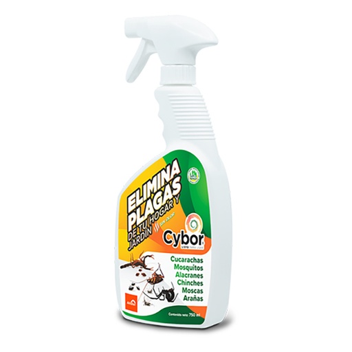INSECTICIDA CYBOR LISTO PARA USAR x 750 ML