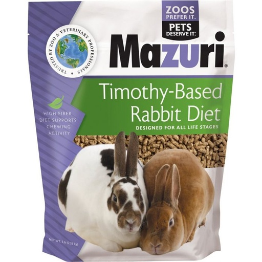 [5M15] ALIMENTO PARA CONEJOS MAZURI 5 LIBRAS