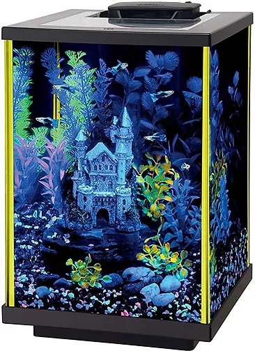 [117815] ACUARIO NEOGLOW LED AQUARIUM KIT COLUM GREEN 5 GALONES