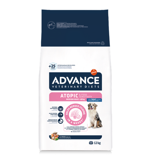 CONCENTRADO PARA PERRO ADVANCE MEDICADO  ATOPIC MEDIUM / MAXI