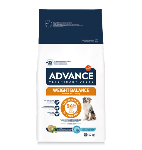 CONCENTRADO PARA PERRO ADVANCE MEDICADO WEIGHT BALANCE MEDIUM / MAXI