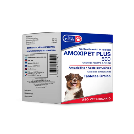 AMOXIPET PLUS 500 MG-1 TABLETA 