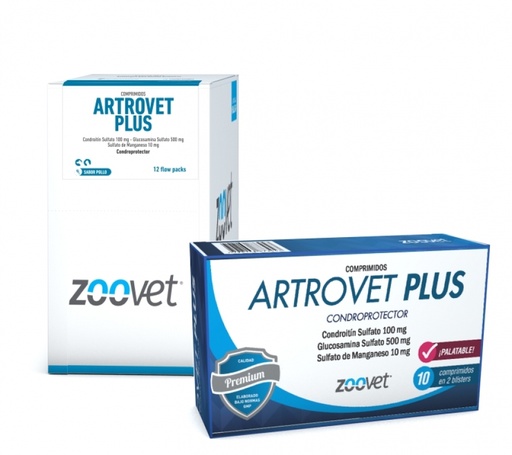 ARTROVET PLUS ZOOVET BLISTER DE 5 COMPRIMIDOS