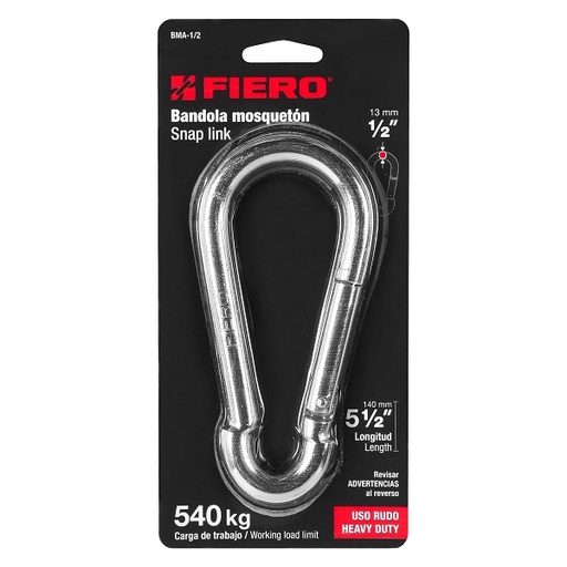 [44041] BANDOLA MOSQUETON FIERO 1/2"-5 1/2" 540KG