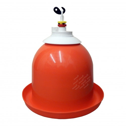 BEBEDERO PARA POLLOS O GALLINAS AUTOMATICO WD PLUS BLANCO ANARANJADO