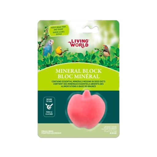 [2-4082185] BLOQUE MINERAL PARA AVES DE MANZANA