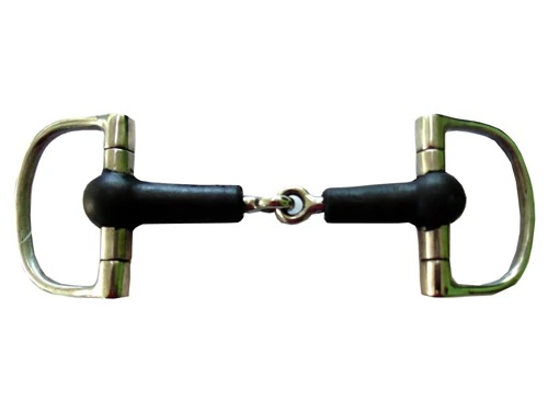 [HI-200-5] BOCADO PARA CABALLO TIPO D CON HULE