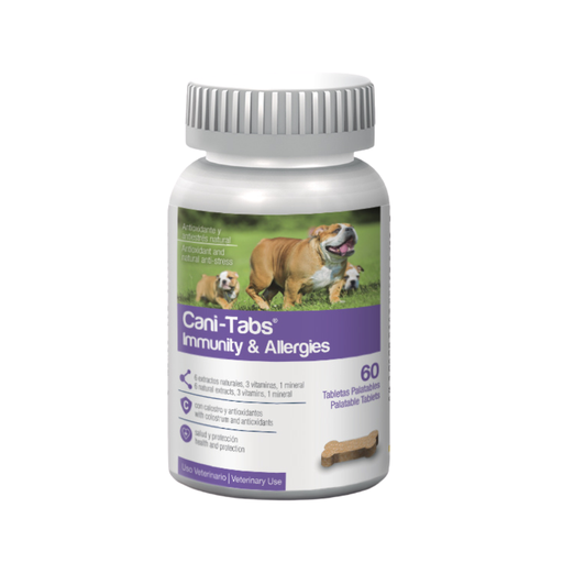 [9618] CANI-TABS IMMUNITY AND ALLERGIES 60 TABLETAS