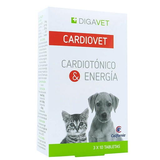 [A0002C] CARDIOVET DIGAVET 30 TABLETAS