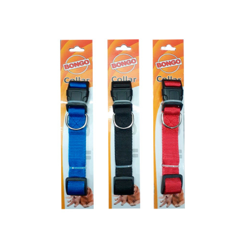 [6182] COLLAR PARA PERRO AJUSTABLE LARGE BONGO VARIOS COLORES 