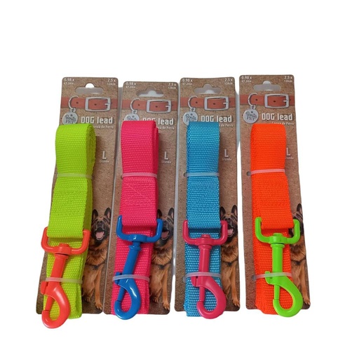 [75274] CORREA DE PERRO TALLA L VARIOS COLORES "BONITA PET"