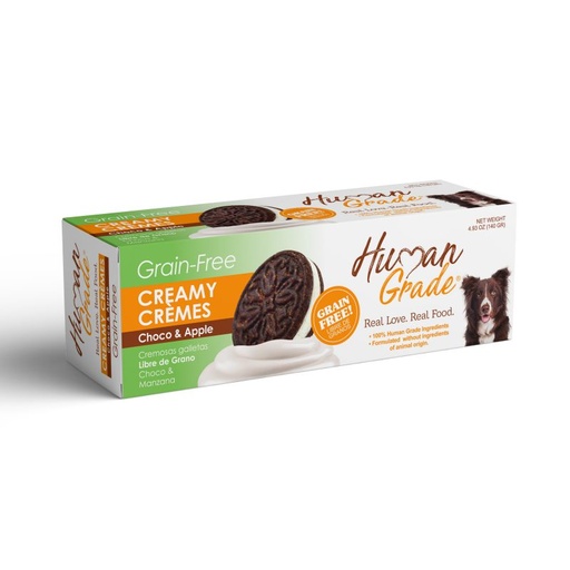 [901920] GALLETAS HUMAN GRADE CREAMY CREMES CHOCO APPLE