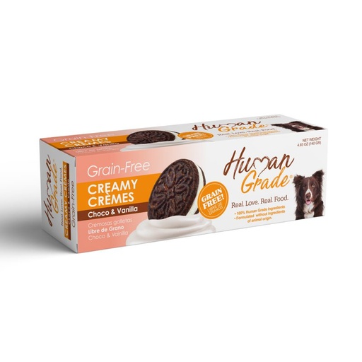 [901937] GALLETAS HUMAN GRADE CREAMY CREMES CHOCO VAINILLA