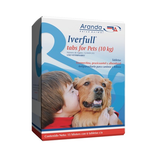DESPARASITANTE PARA PERRO IVERFULL DE 10 KG