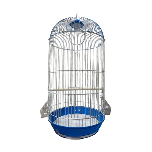 [19369-7] JAULA PARA AVES CILINDRICA COLORES
