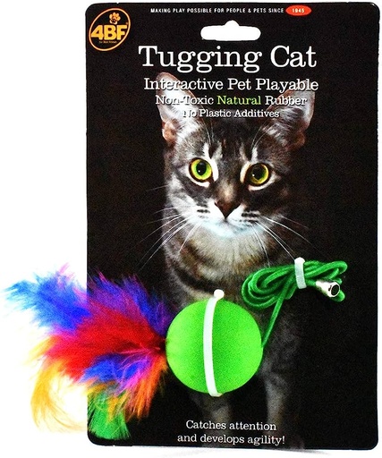 JUGUETE PARA GATO 4BF NATURAL RUBBER TUGGING CAT