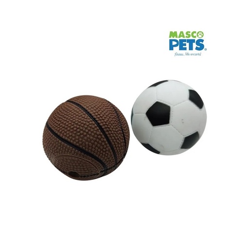 [MP1-2-10189] JUGUETE PARA PERRO PELOTA FOOTBALL 7.5 CM